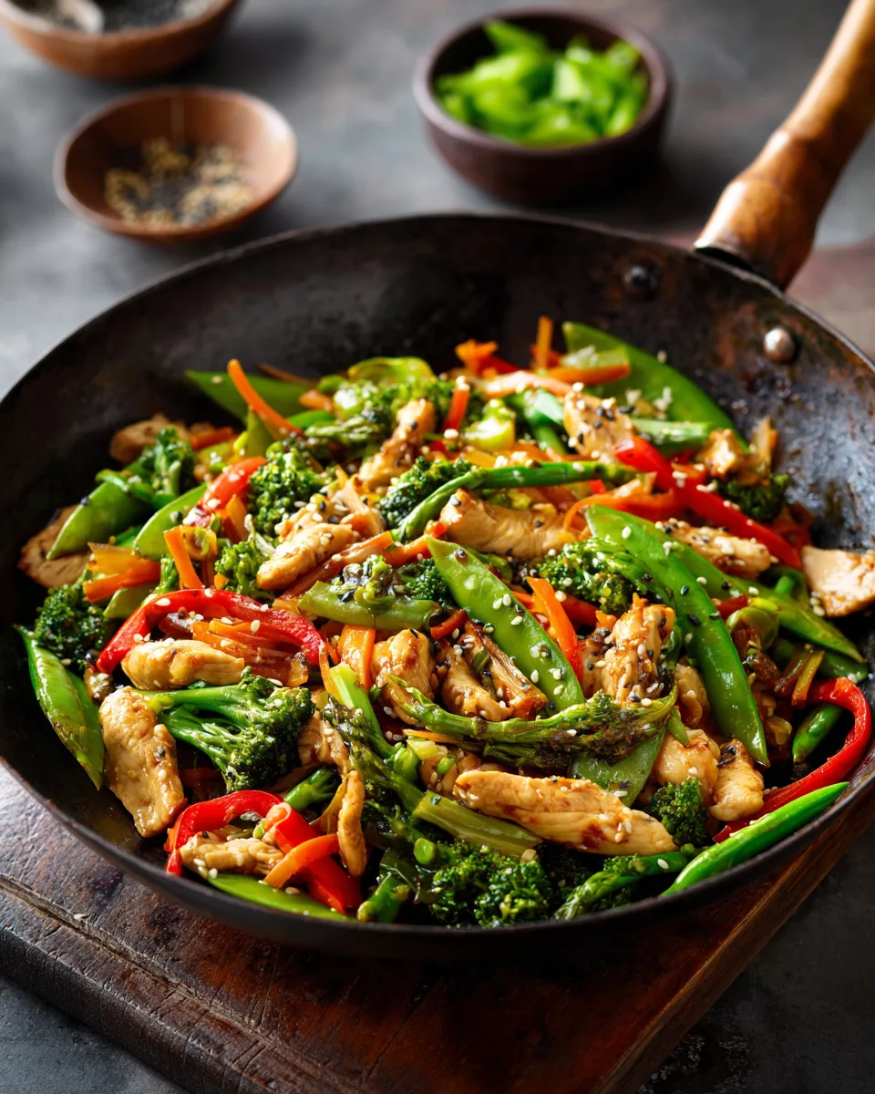 Chicken stir fry