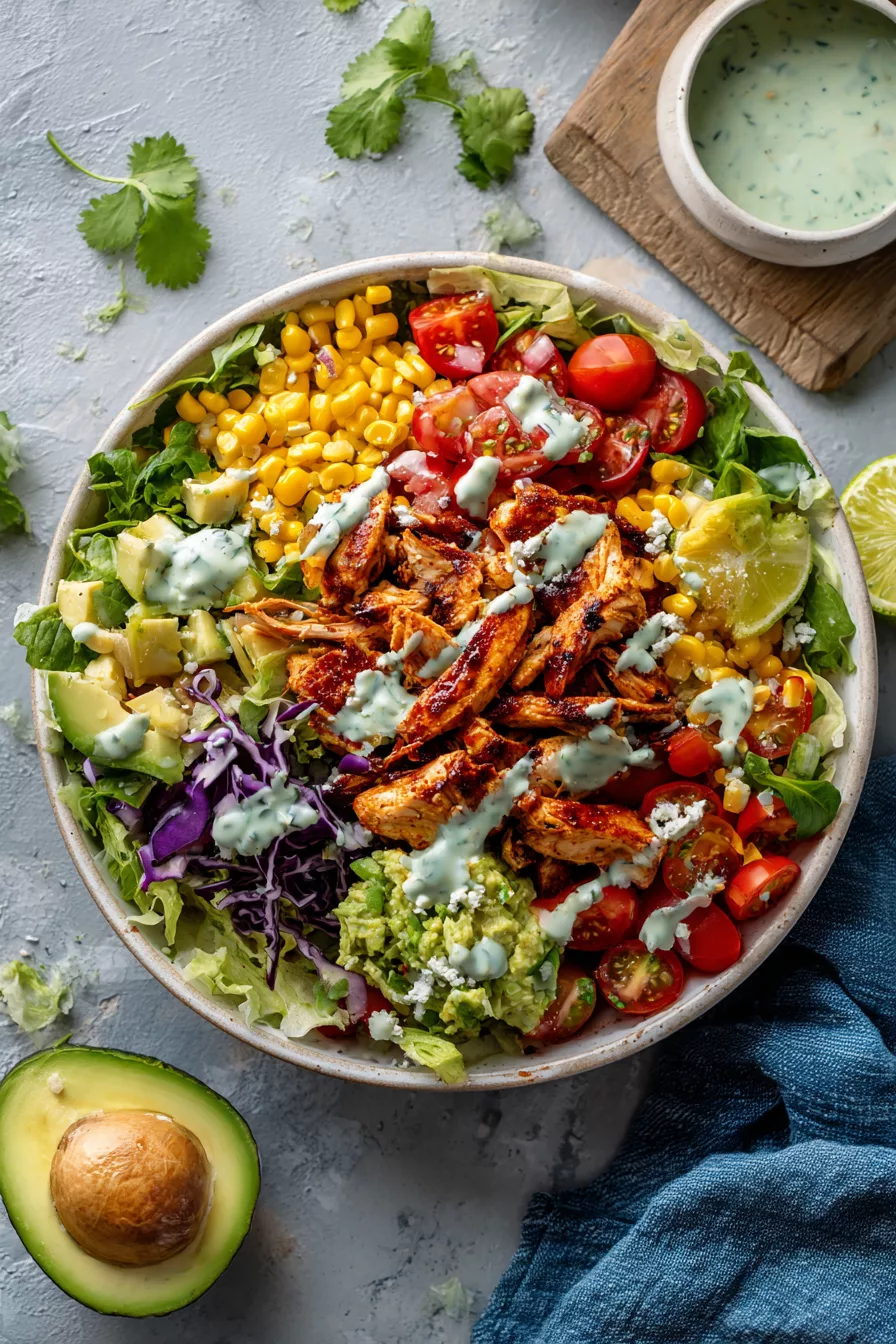Chicken taco bowl