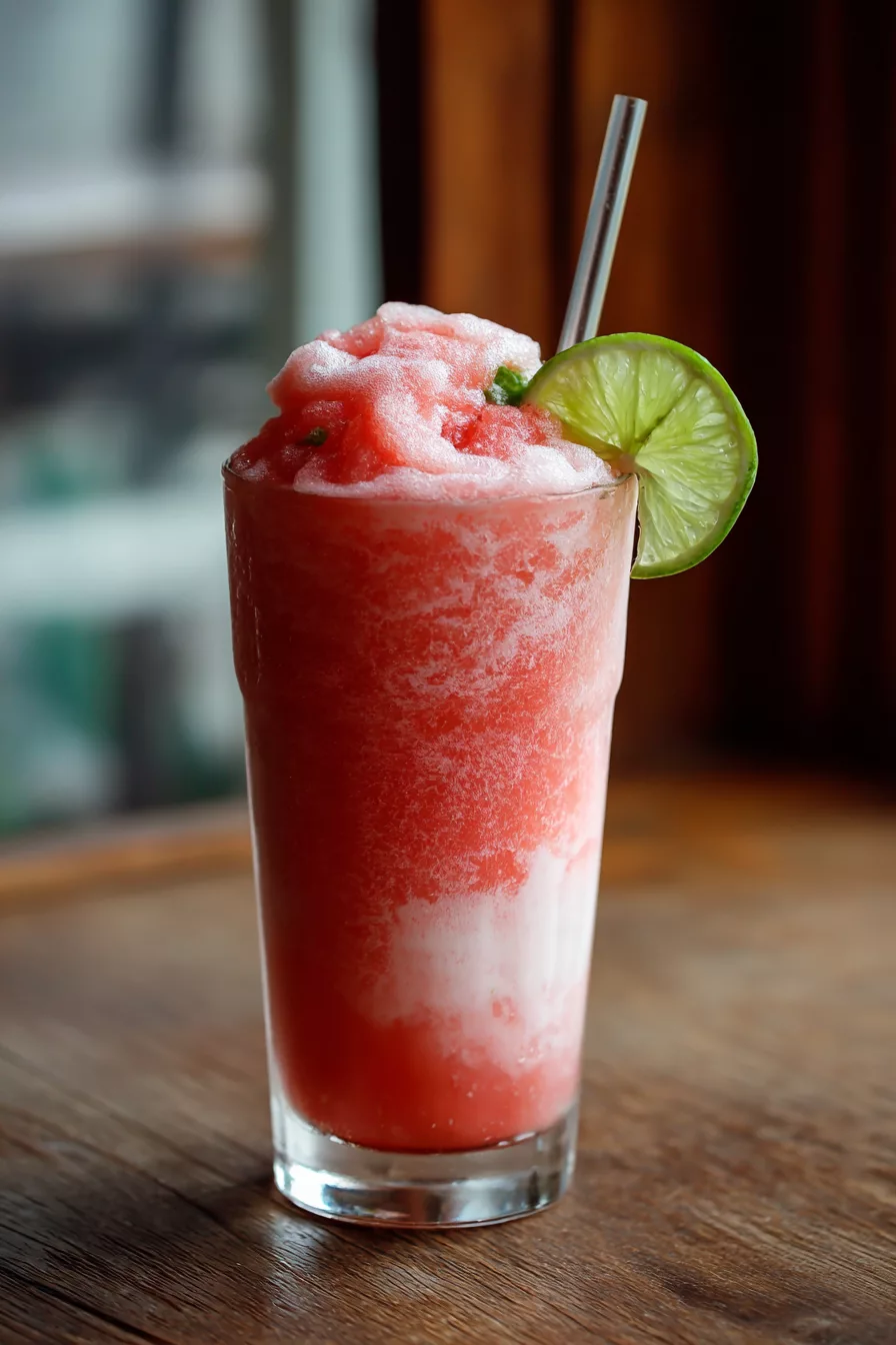 Coconut Watermelon Frappe