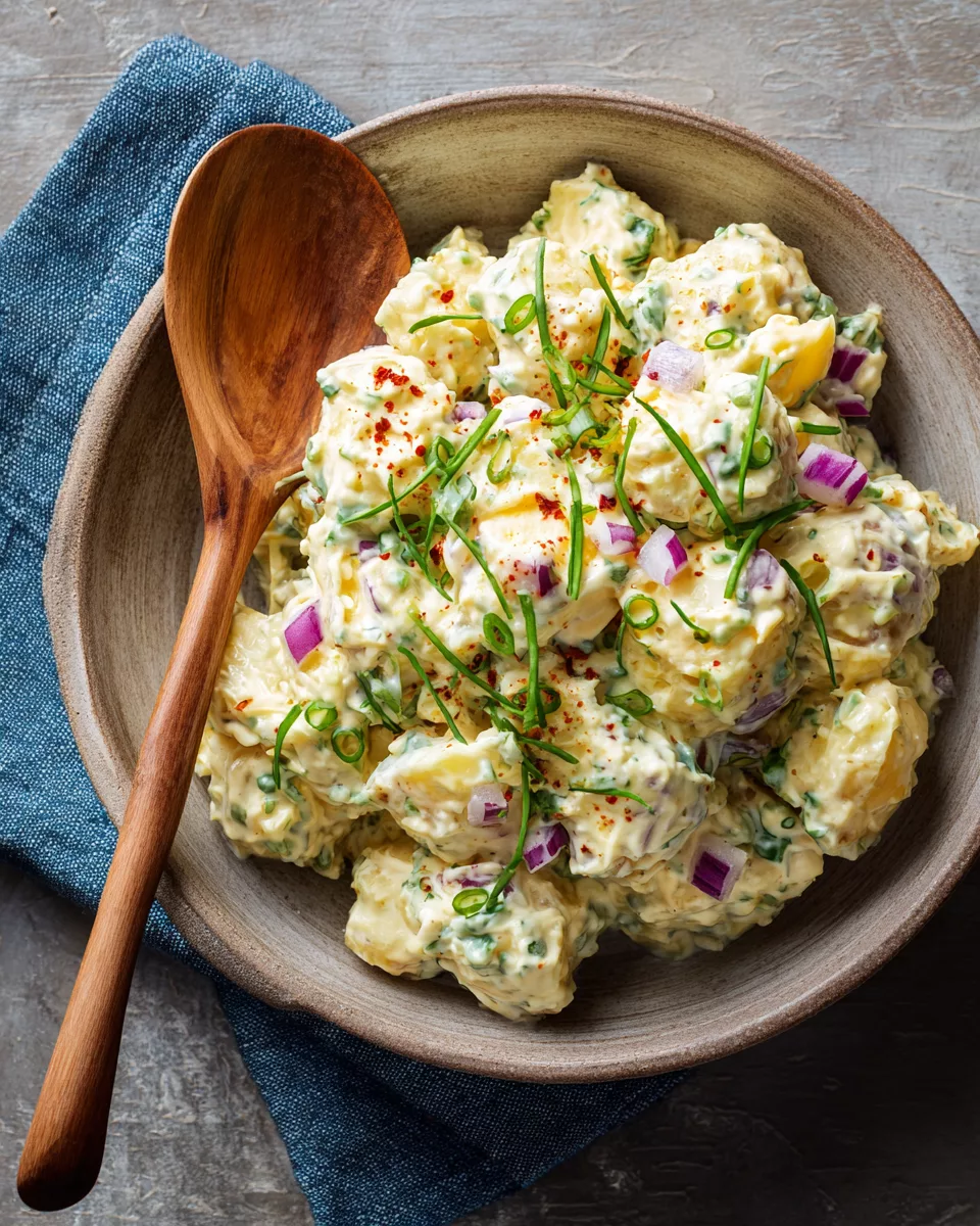 Creamy potato salad