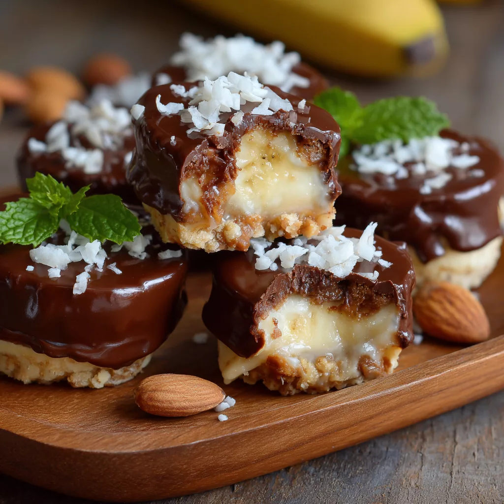 Frozen Chocolate Banana Bites