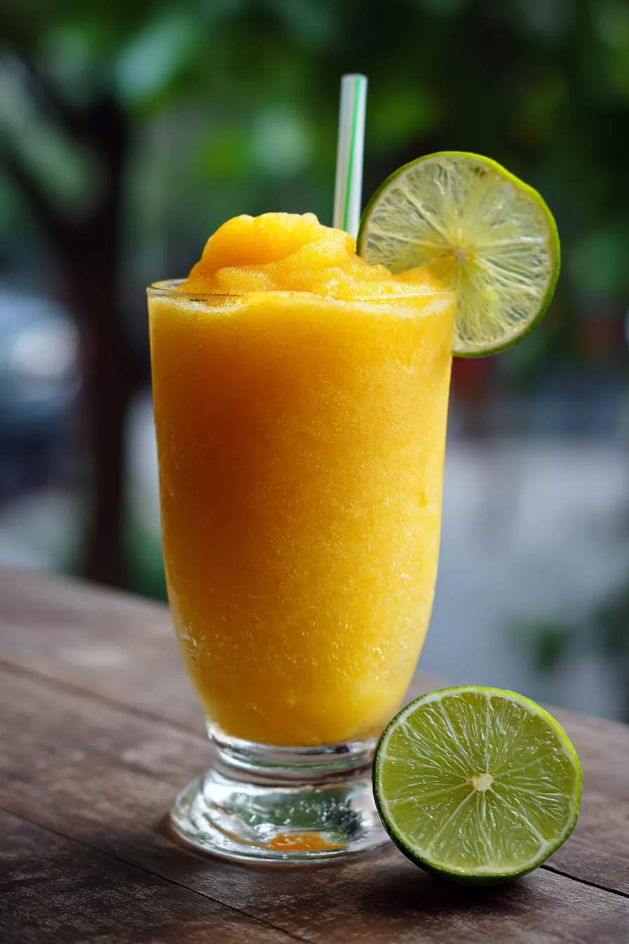 Frozen Mango Lime Slush
