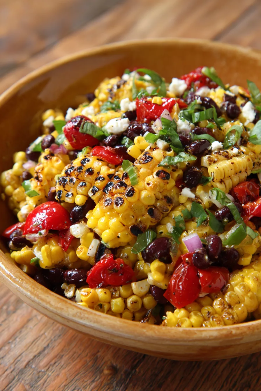 Grilled Corn and Black Bean Salad