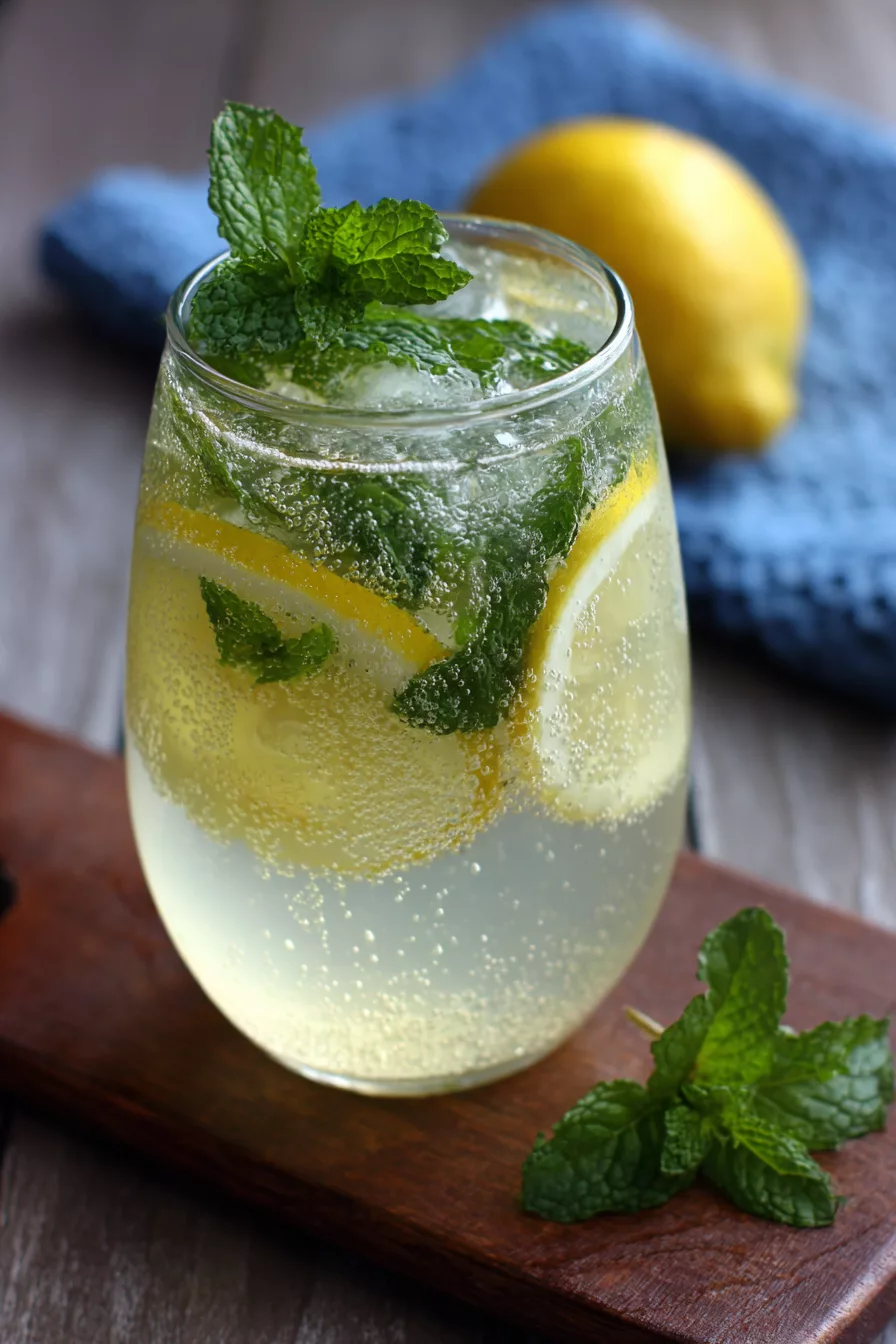 Lemon Mint Detox Fizz