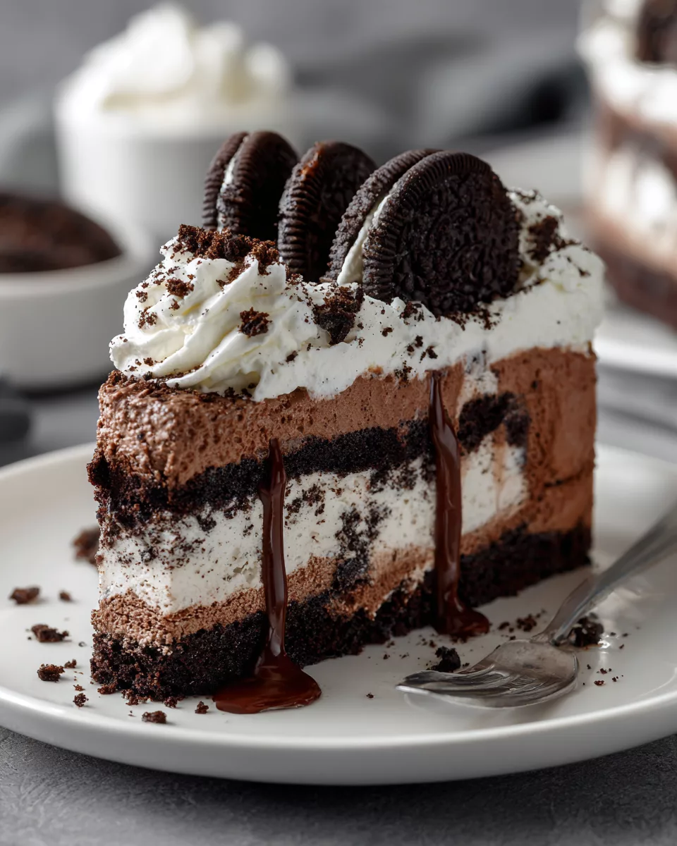 Oreo ice cream cake