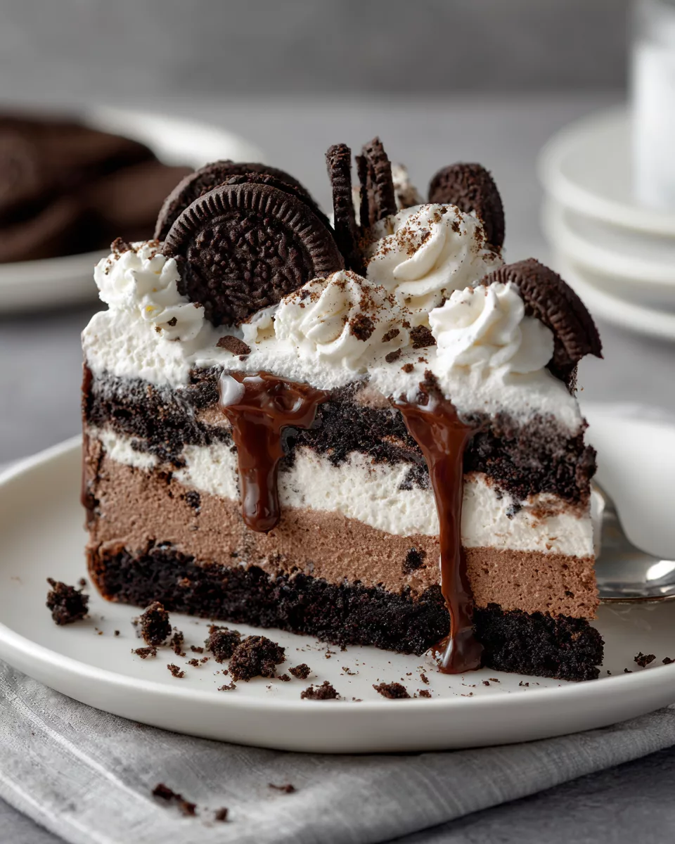 Oreo ice cream cake