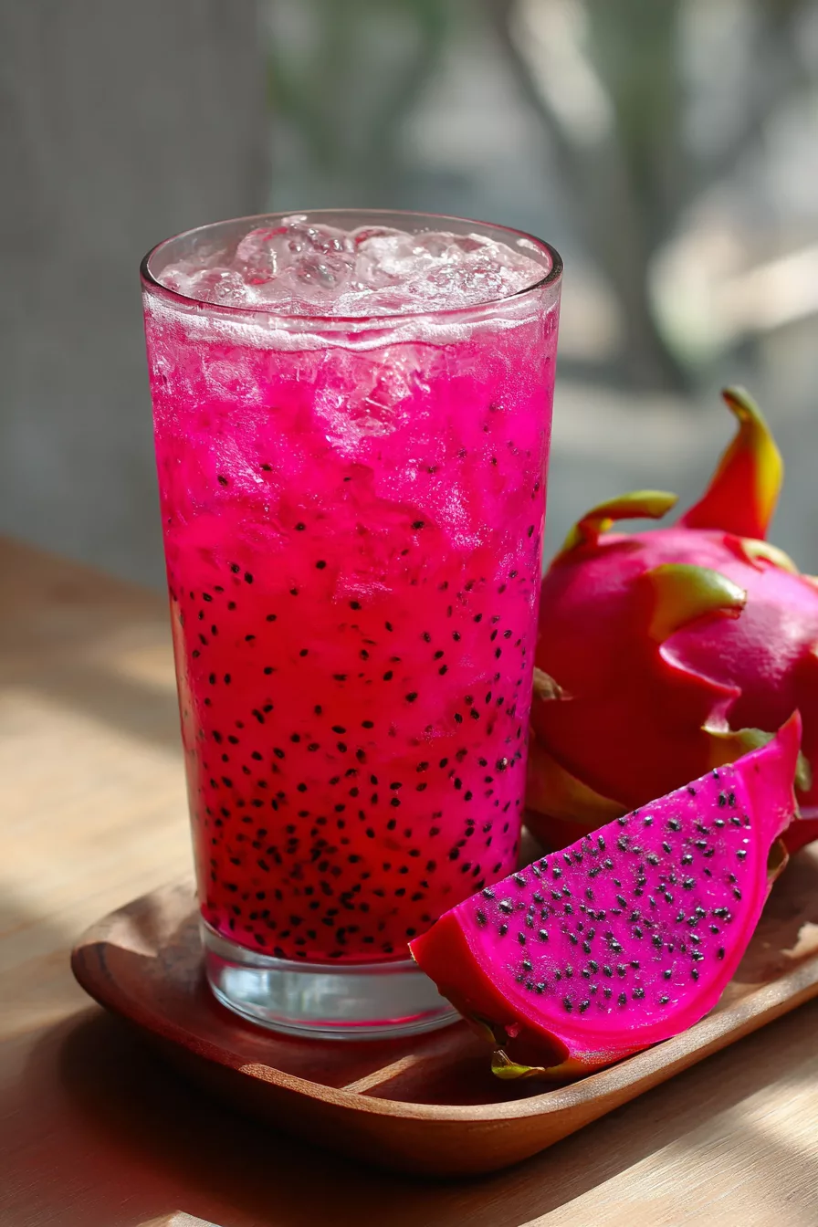 Pink Dragonfruit Iced Tea