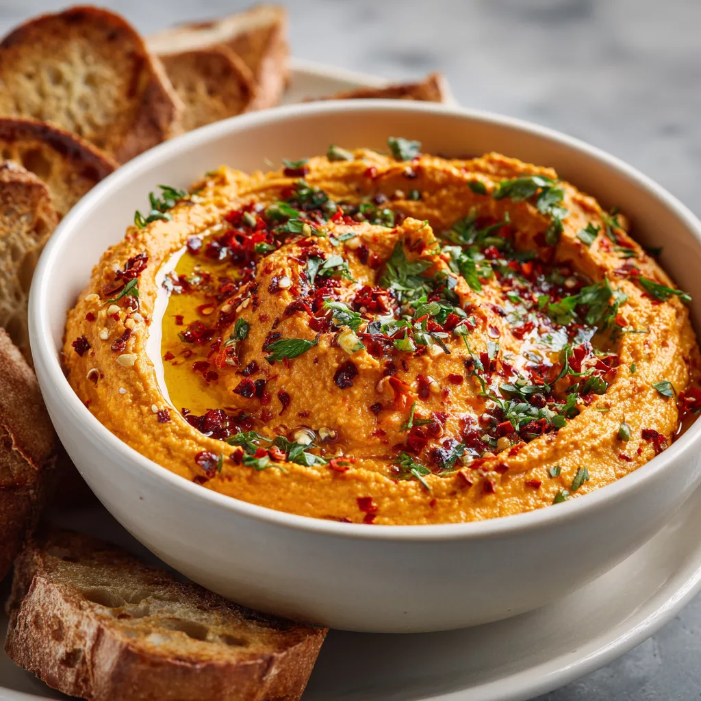 Roasted Red Pepper Hummus