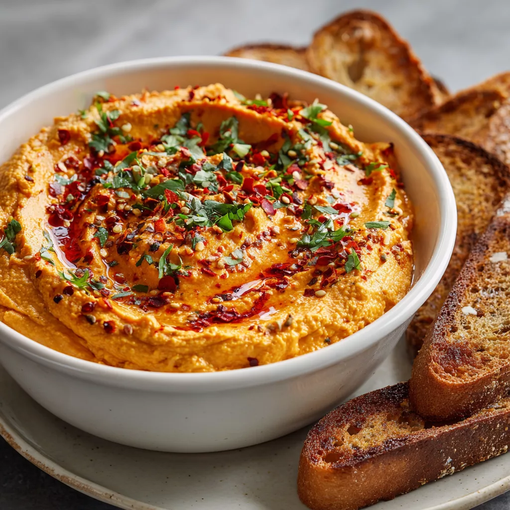 Roasted Red Pepper Hummus