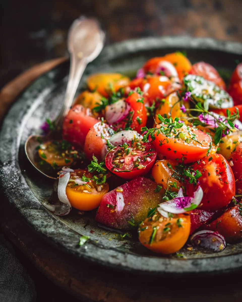 Tomato melon salad