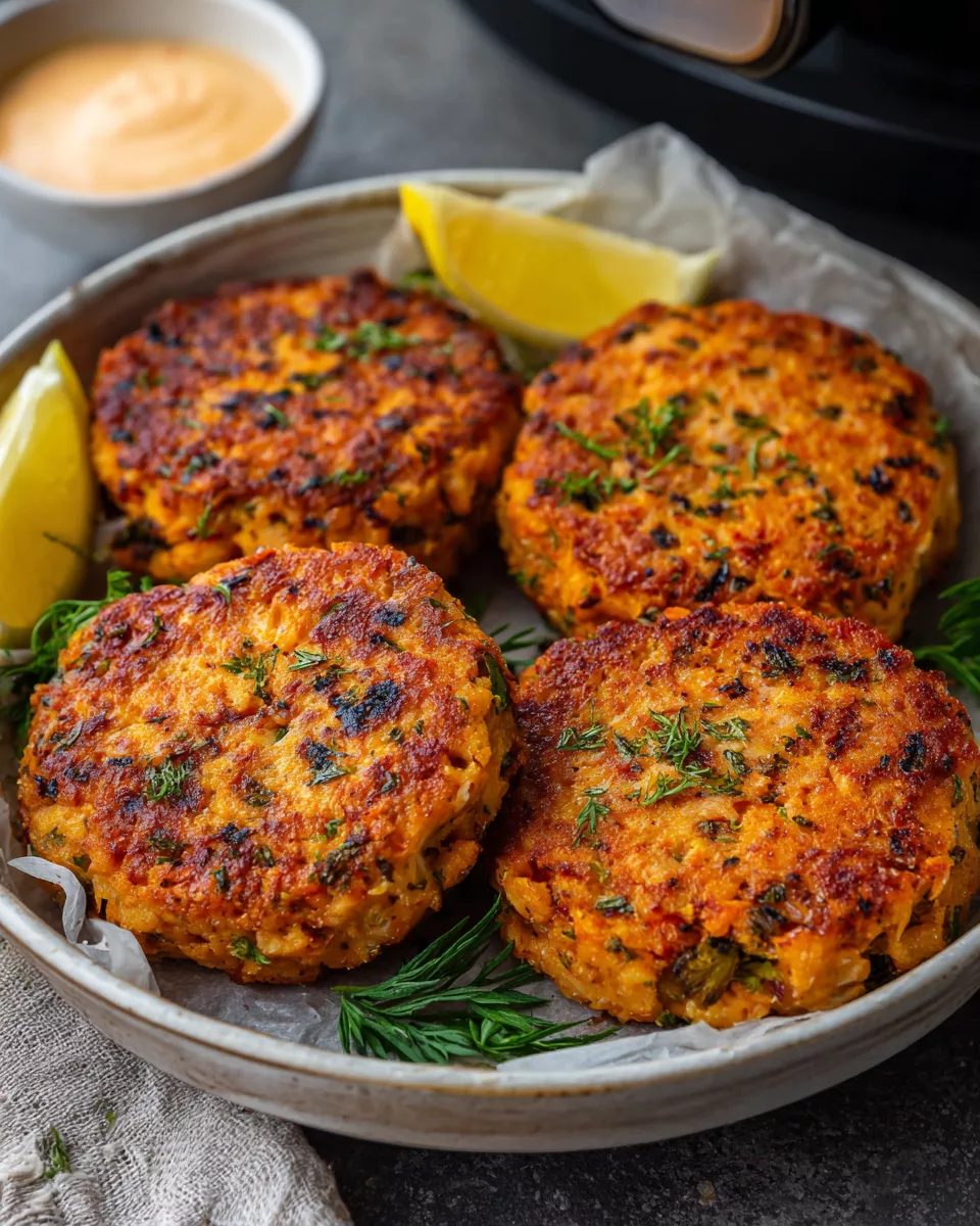 Air Fryer Salmon Patties