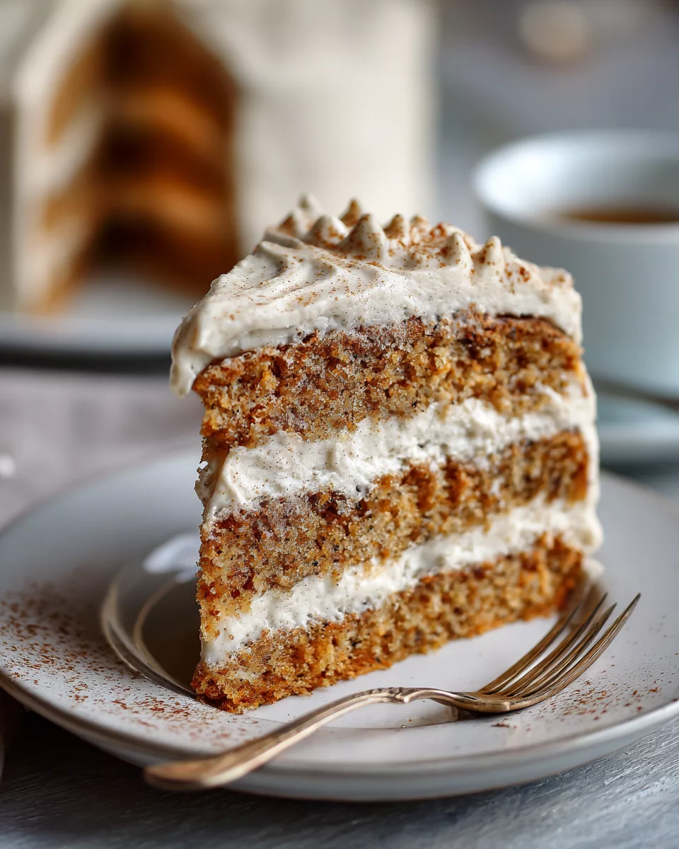 Applesauce Cake with Cinnamon Cream Cheese Frosting
