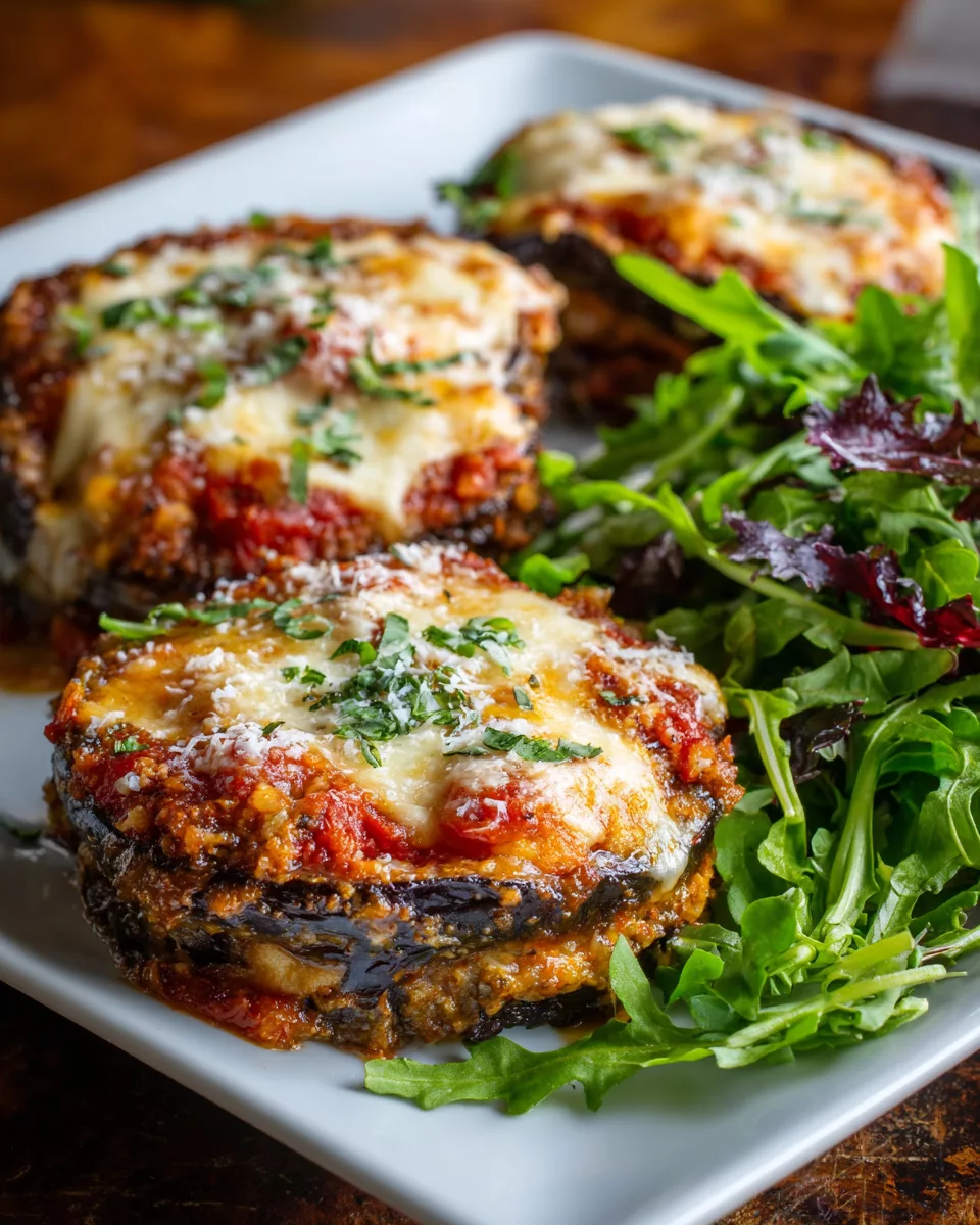 Baked Eggplant Parmesan Recipe