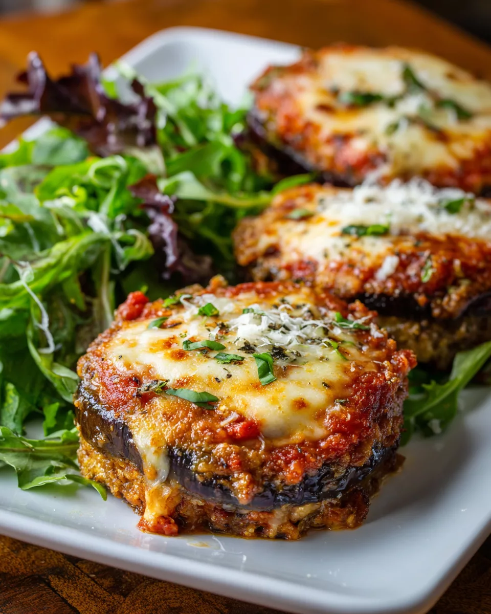 Baked Eggplant Parmesan Recipe