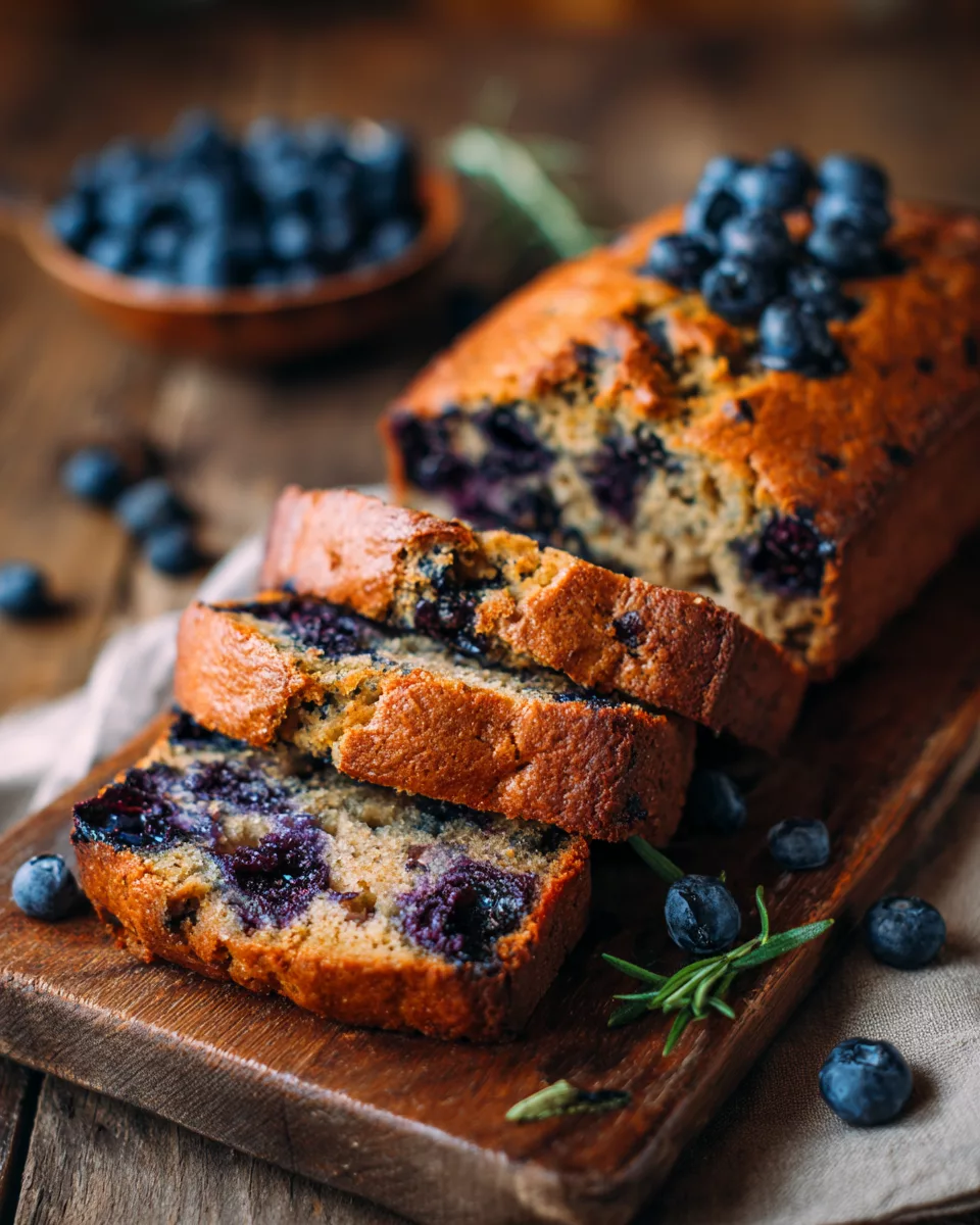 Blueberry Banana Zucchini Bread