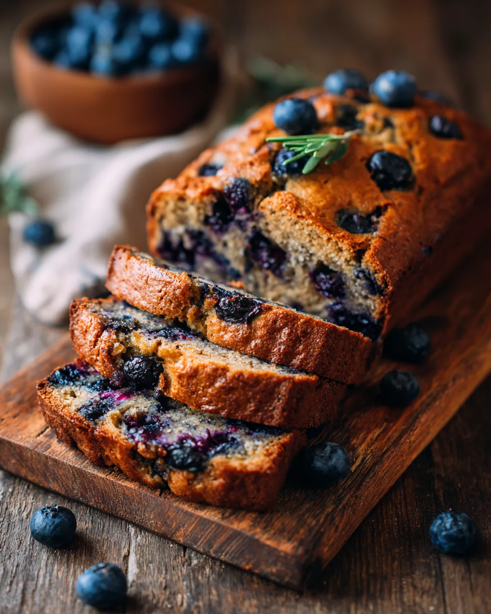 Blueberry Banana Zucchini Bread