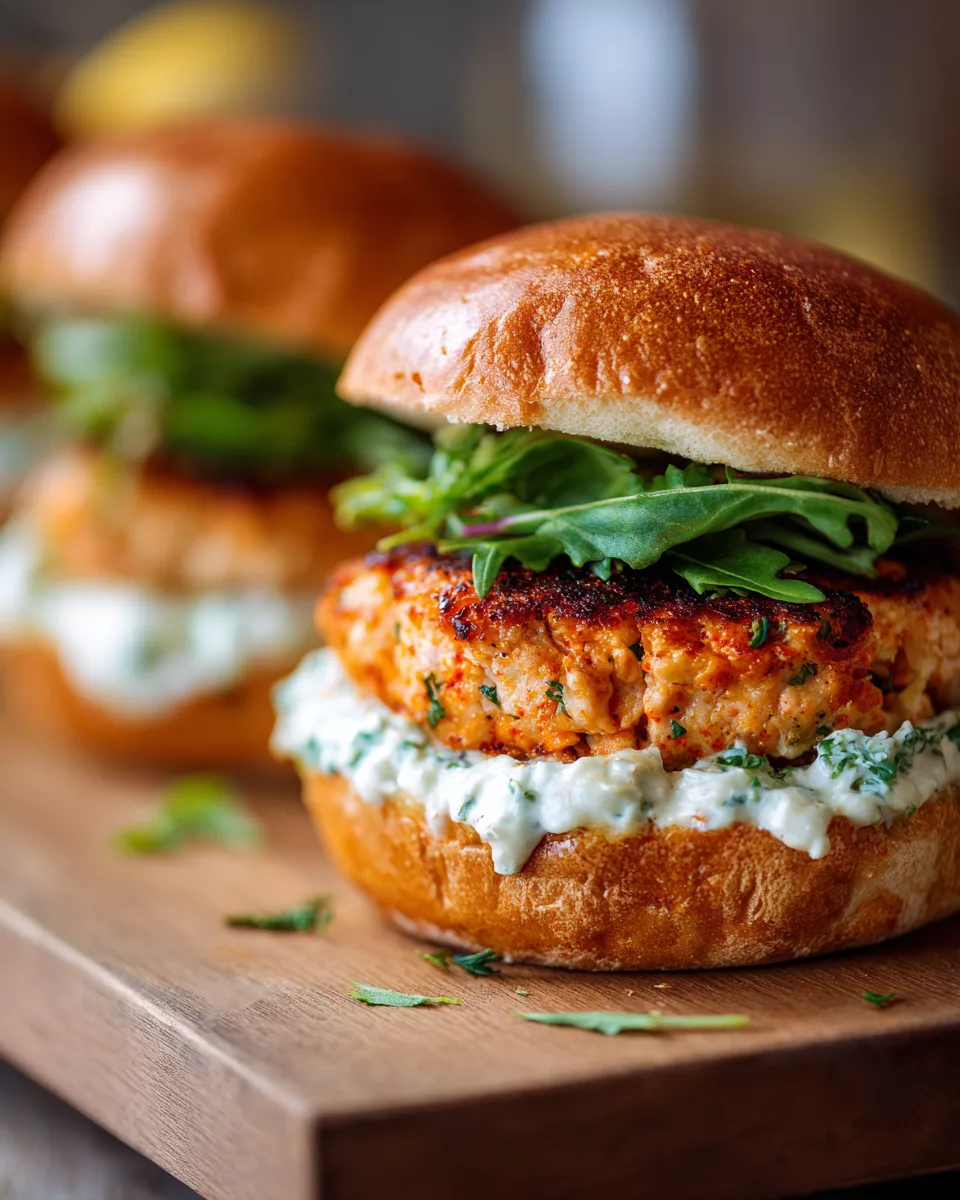 Canned Salmon Burgers