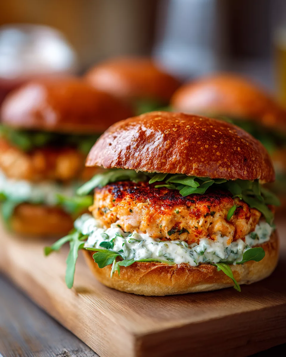 Canned Salmon Burgers