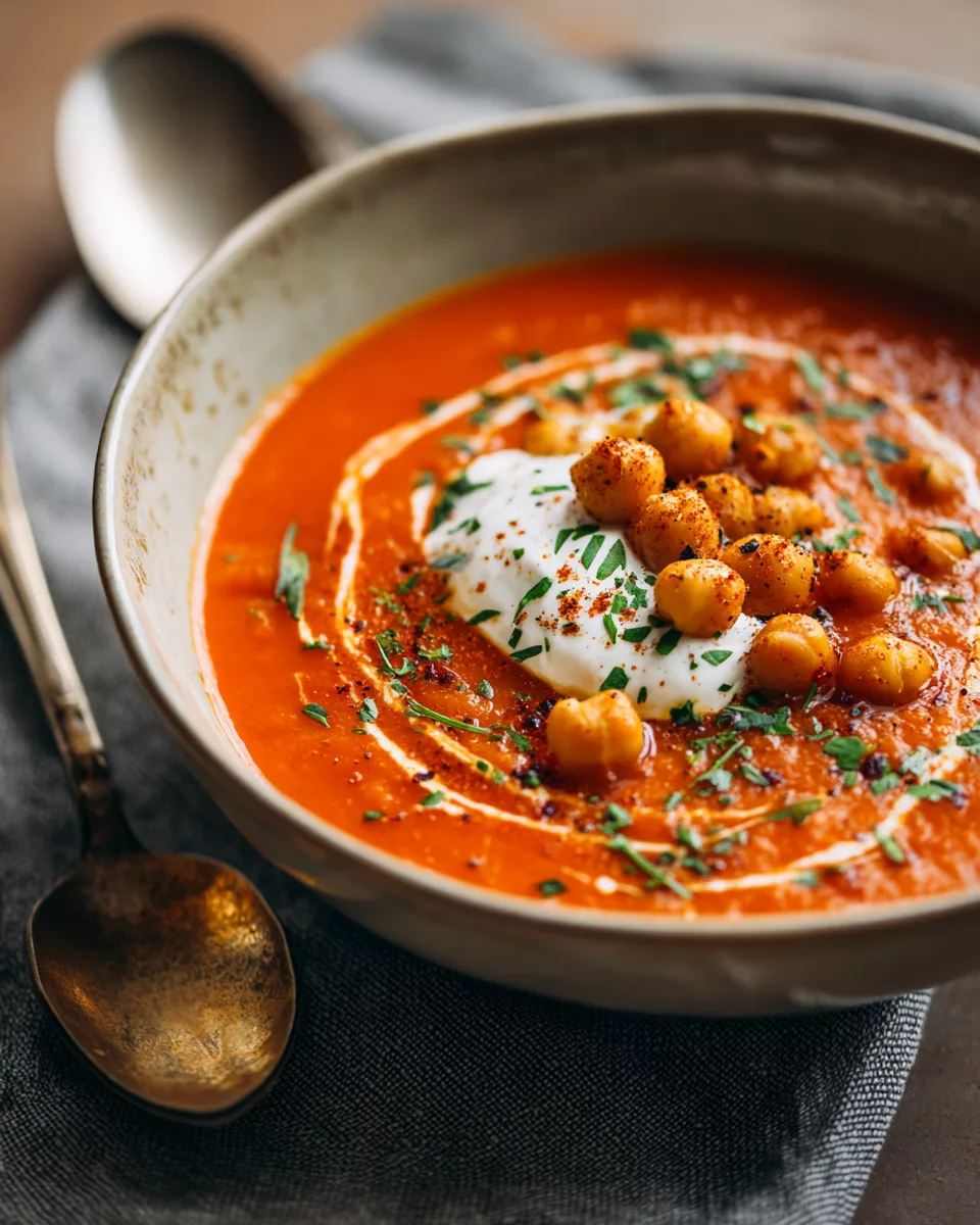 Chickpea Tomato Soup