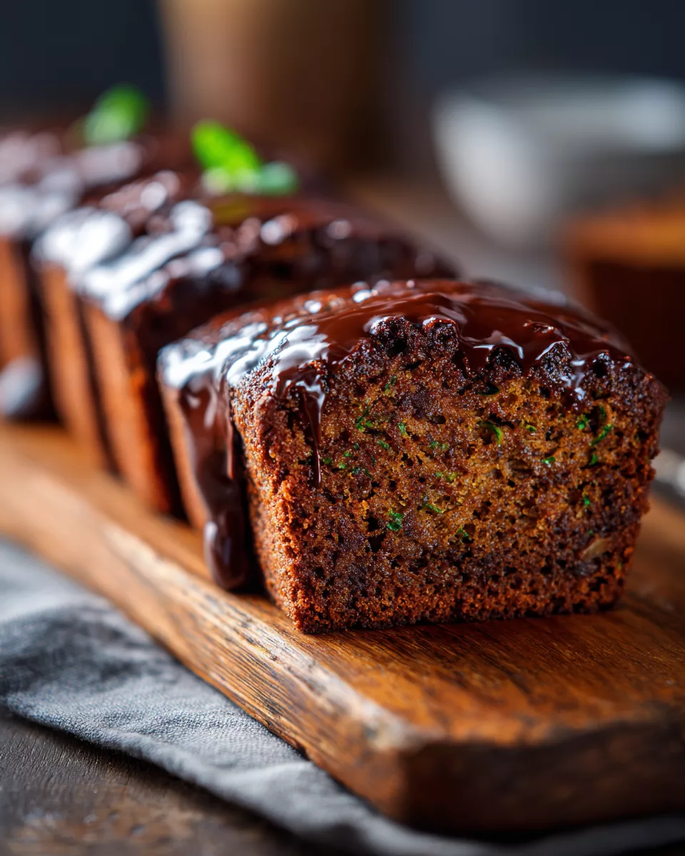 Chocolate Pumpkin Spice Zucchini Bread