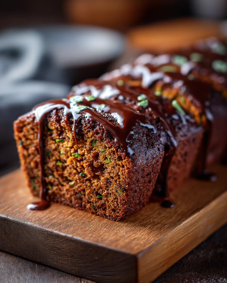 Chocolate Pumpkin Spice Zucchini Bread