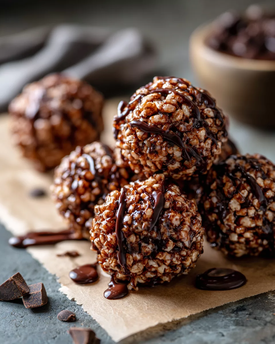 Chocolate Rice Krispie Balls