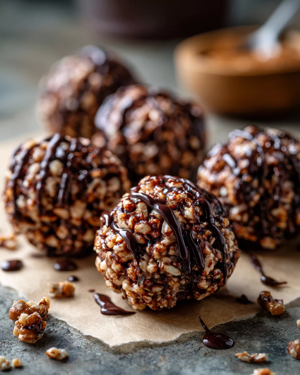 Chocolate Rice Krispie Balls