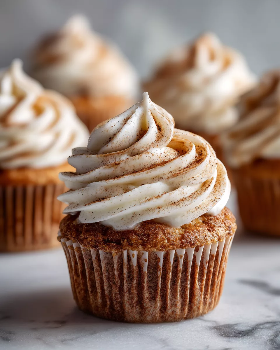 Cinnamon Roll Cupcakes