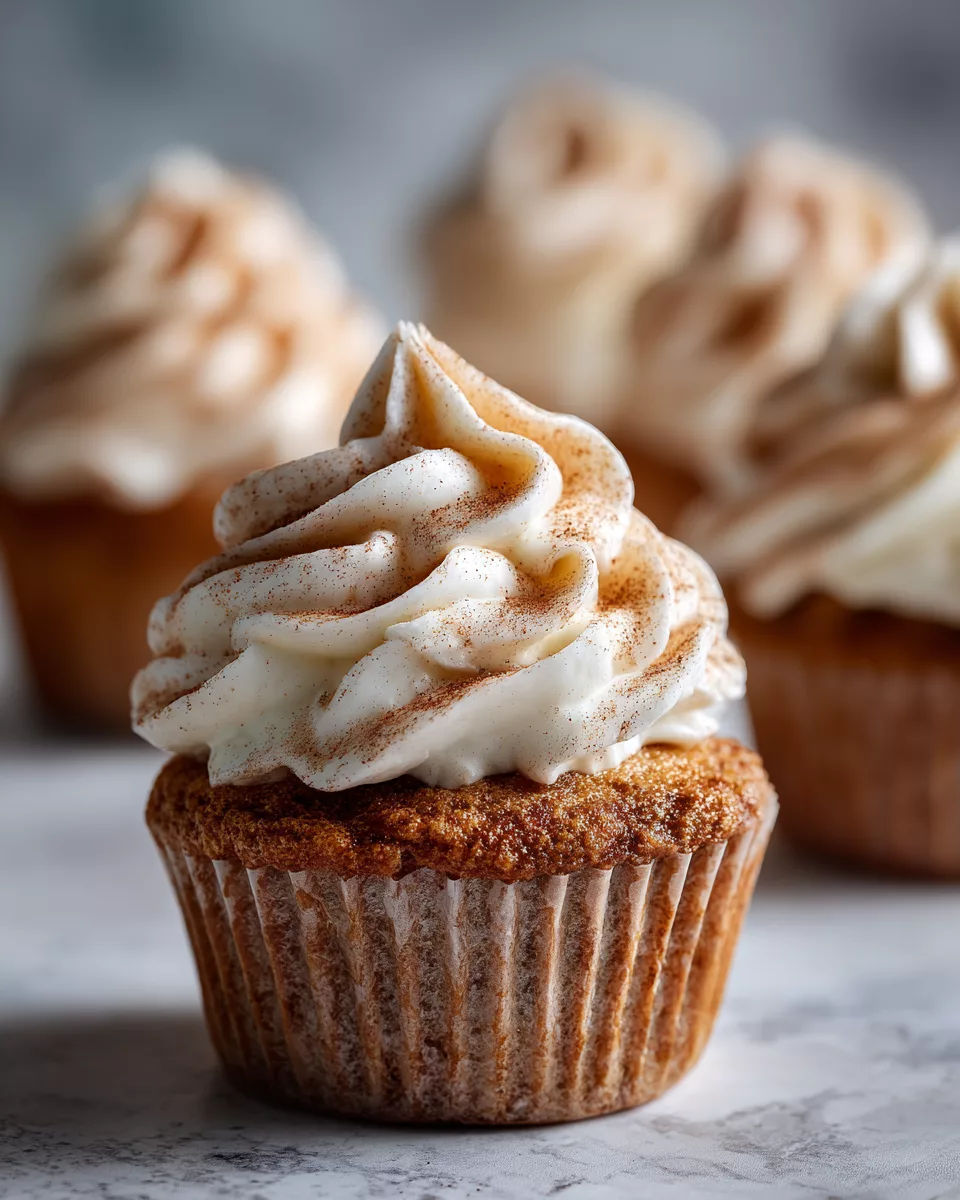 Cinnamon Roll Cupcakes