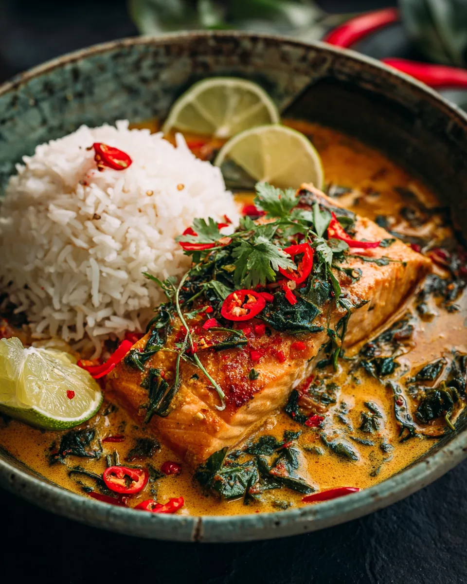 Coconut-miso Salmon Curry Recipe