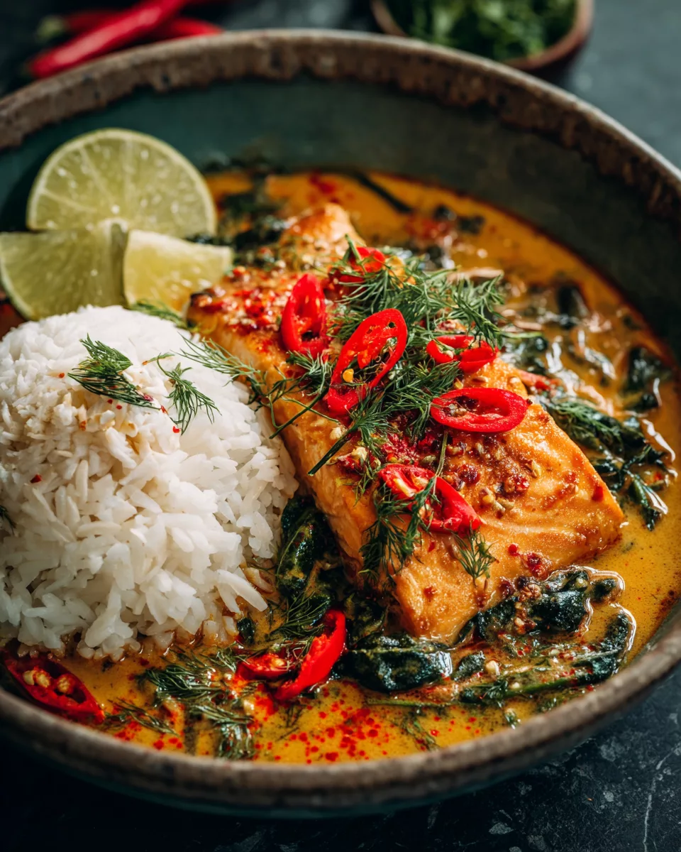Coconut-Miso Salmon Curry Recipe