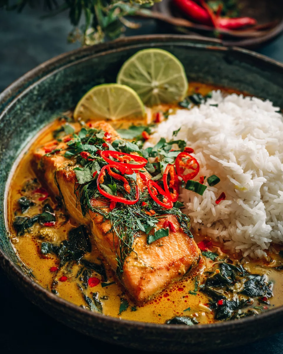 Coconut-Miso Salmon Curry Recipe