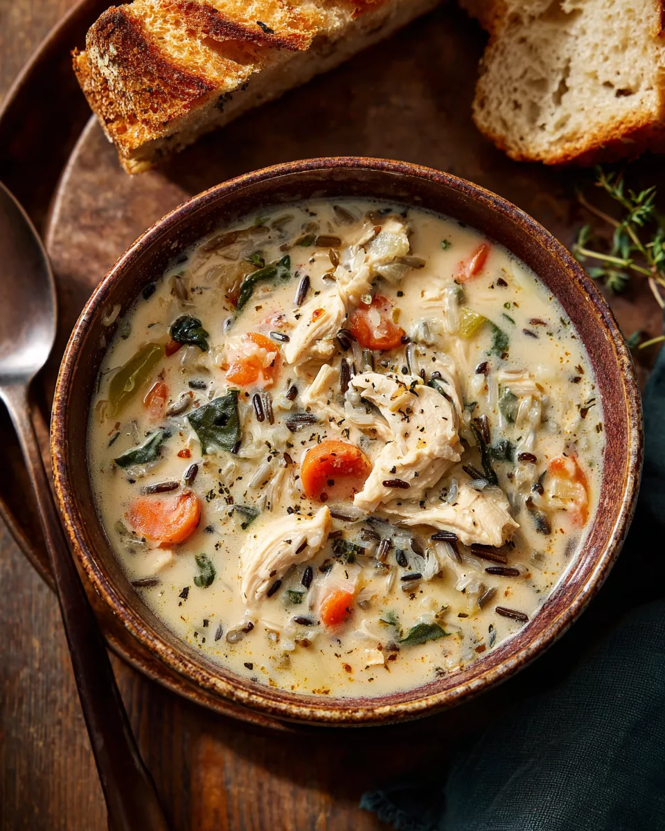 Copycat Panera Chicken and Wild Rice Soup