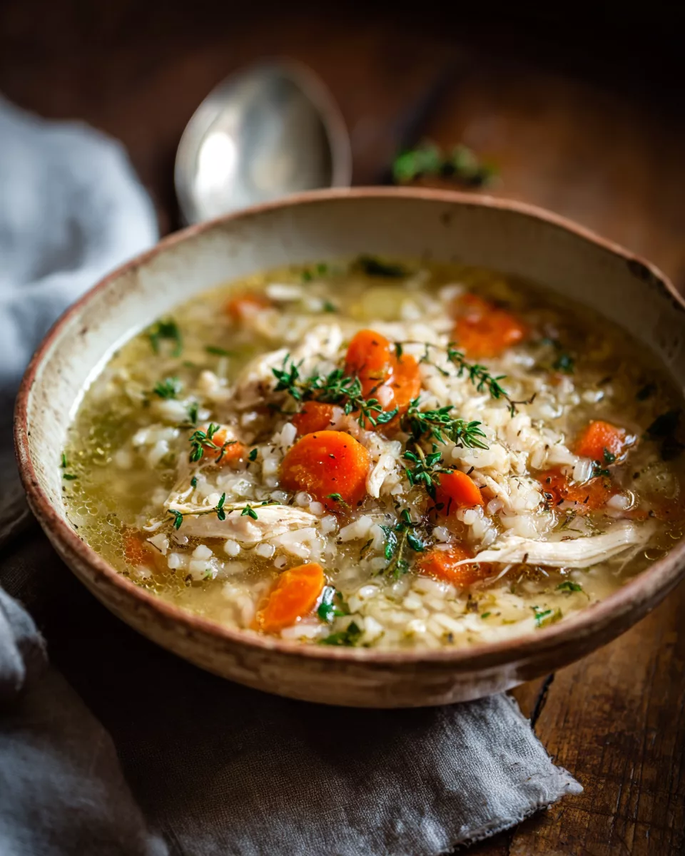 Crock Pot Chicken and Rice Soup
