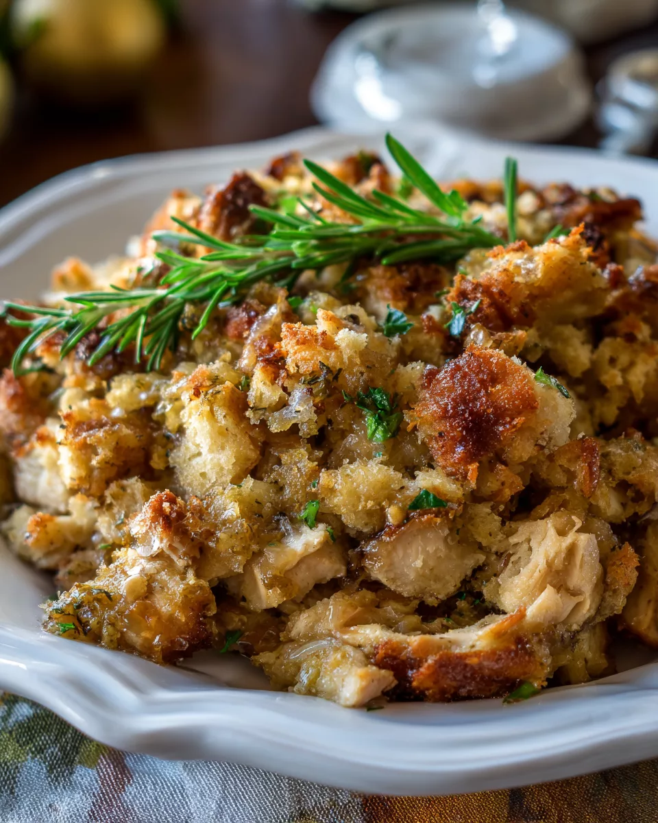 Crockpot Chicken and Stuffing