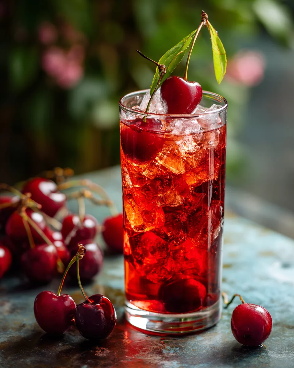 Refreshing Easy Cherry Iced Tea Recipe For Hot Days Easy Cherry Iced Tea 551recipes.webp