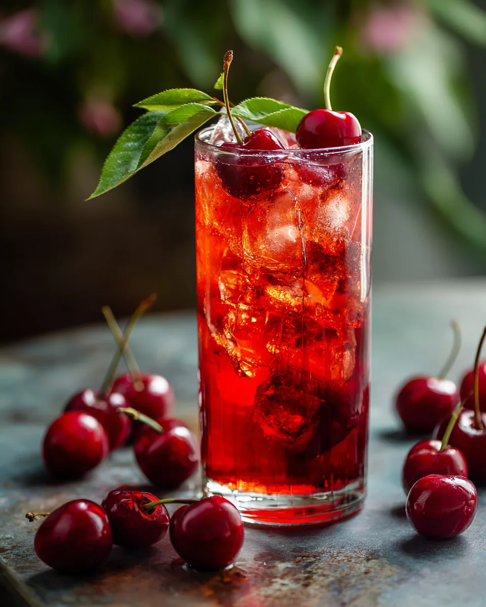 Easy Cherry Iced Tea