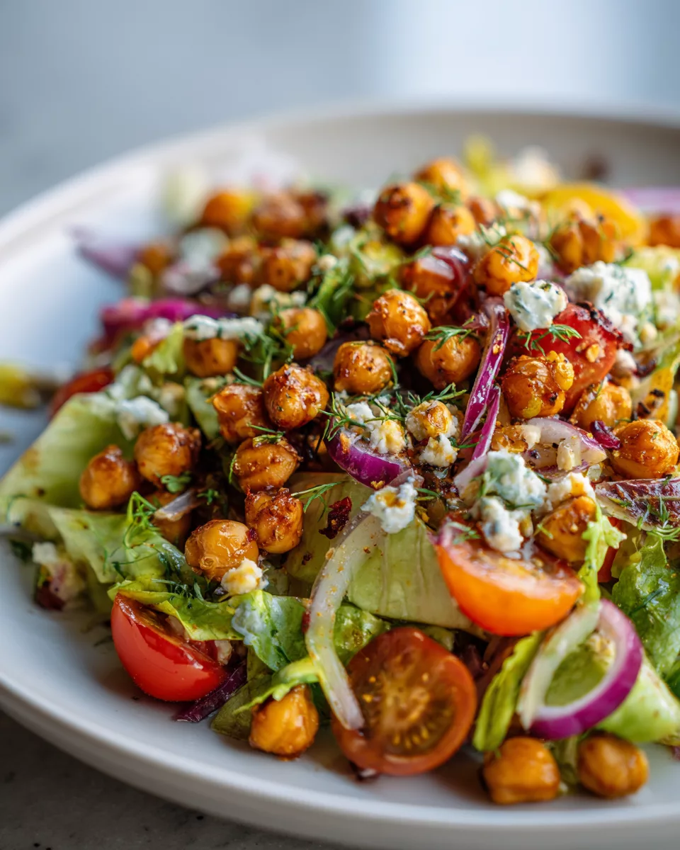 Easy Roasted Chickpea Salad