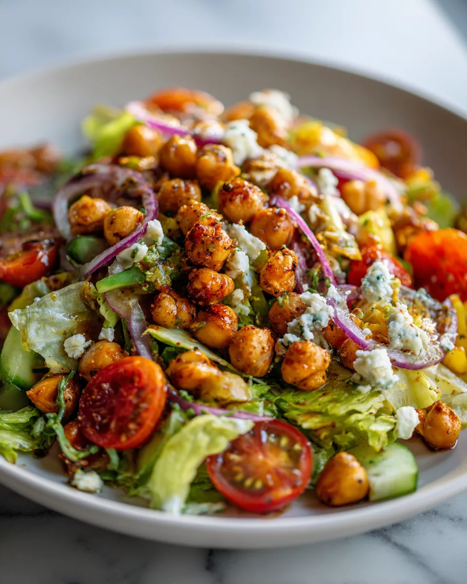 Easy Roasted Chickpea Salad