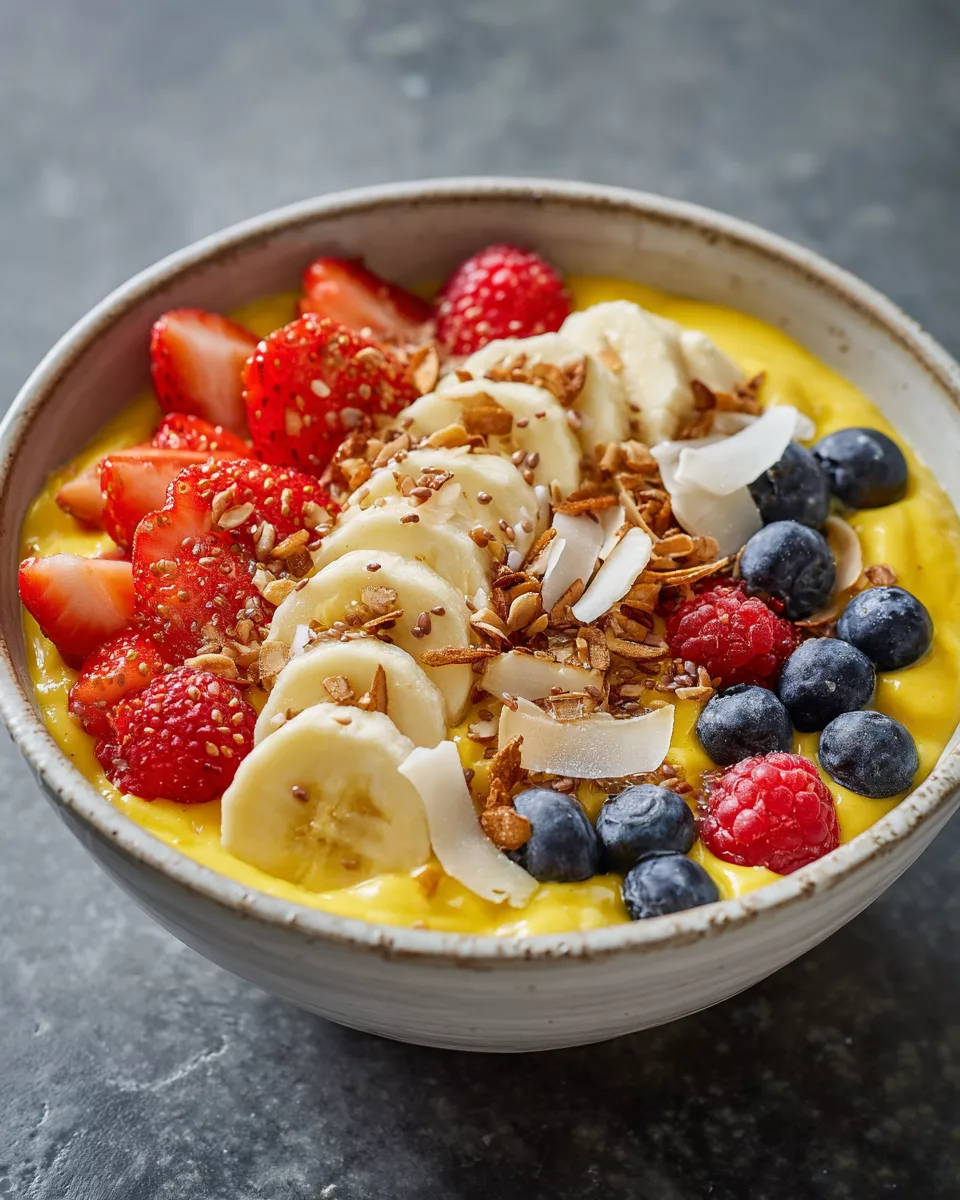 Golden Milk Chia Breakfast Bowl