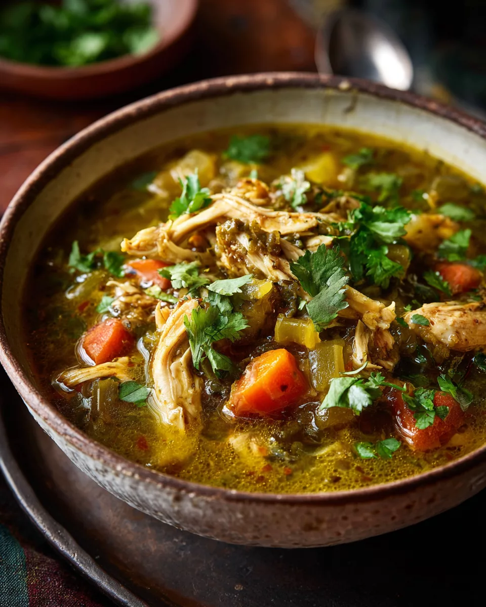 Green Chile Chicken Stew Recipe
