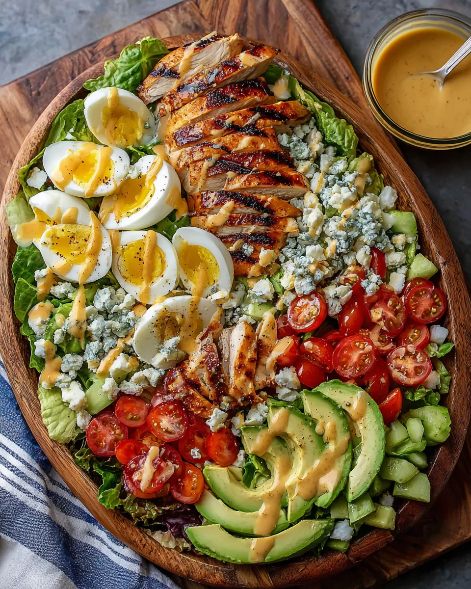 Grilled Chicken Cobb Salad with Honey Dijon