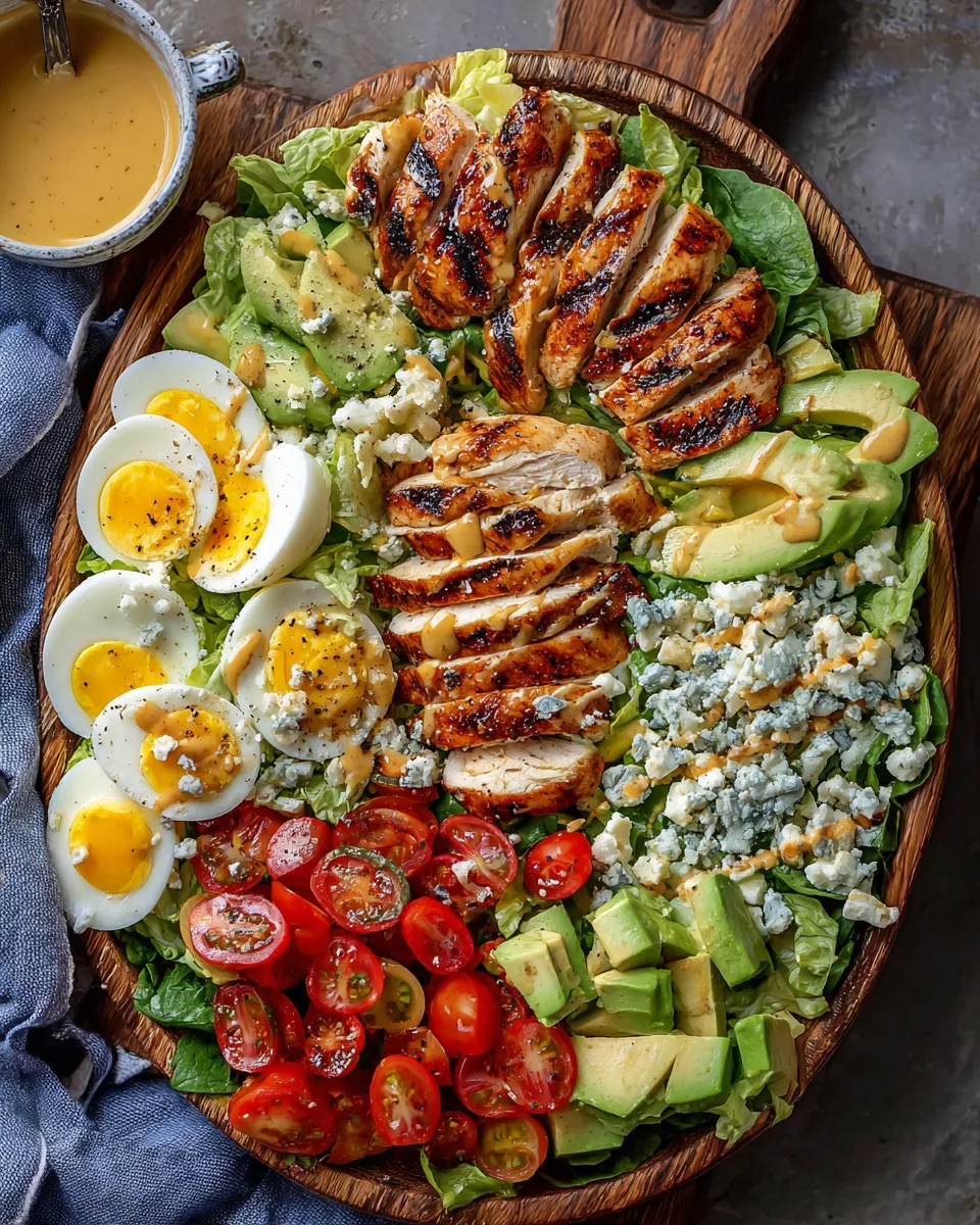 Grilled Chicken Cobb Salad with Honey Dijon