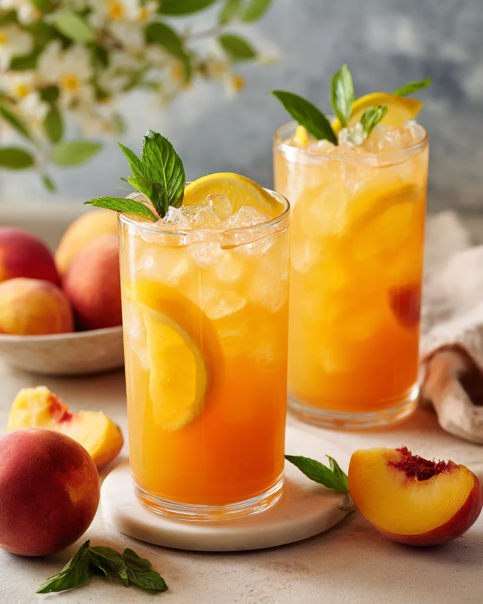 Homemade Peach Lemonade Recipe For Summer