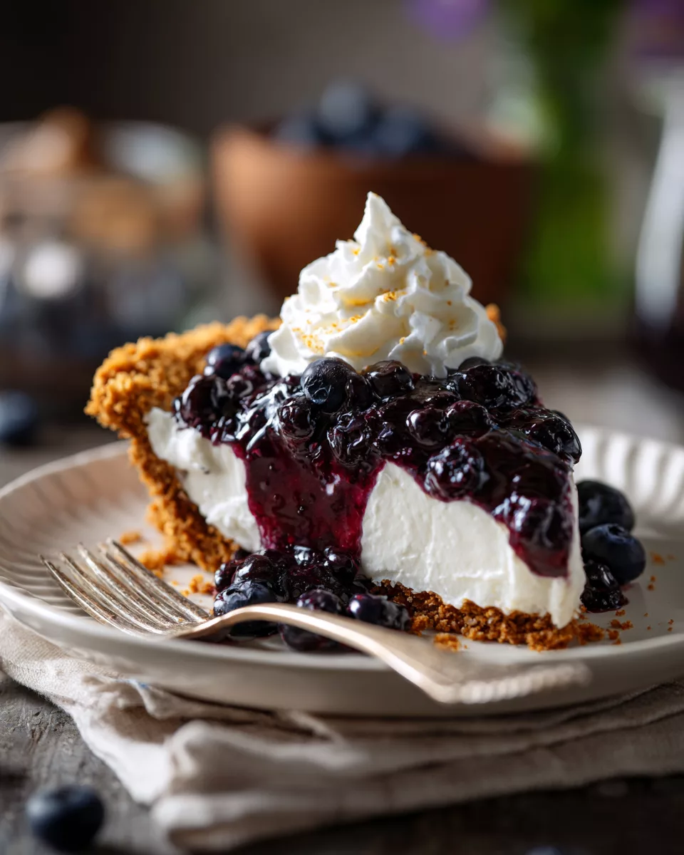 Huckleberry Cream Pie