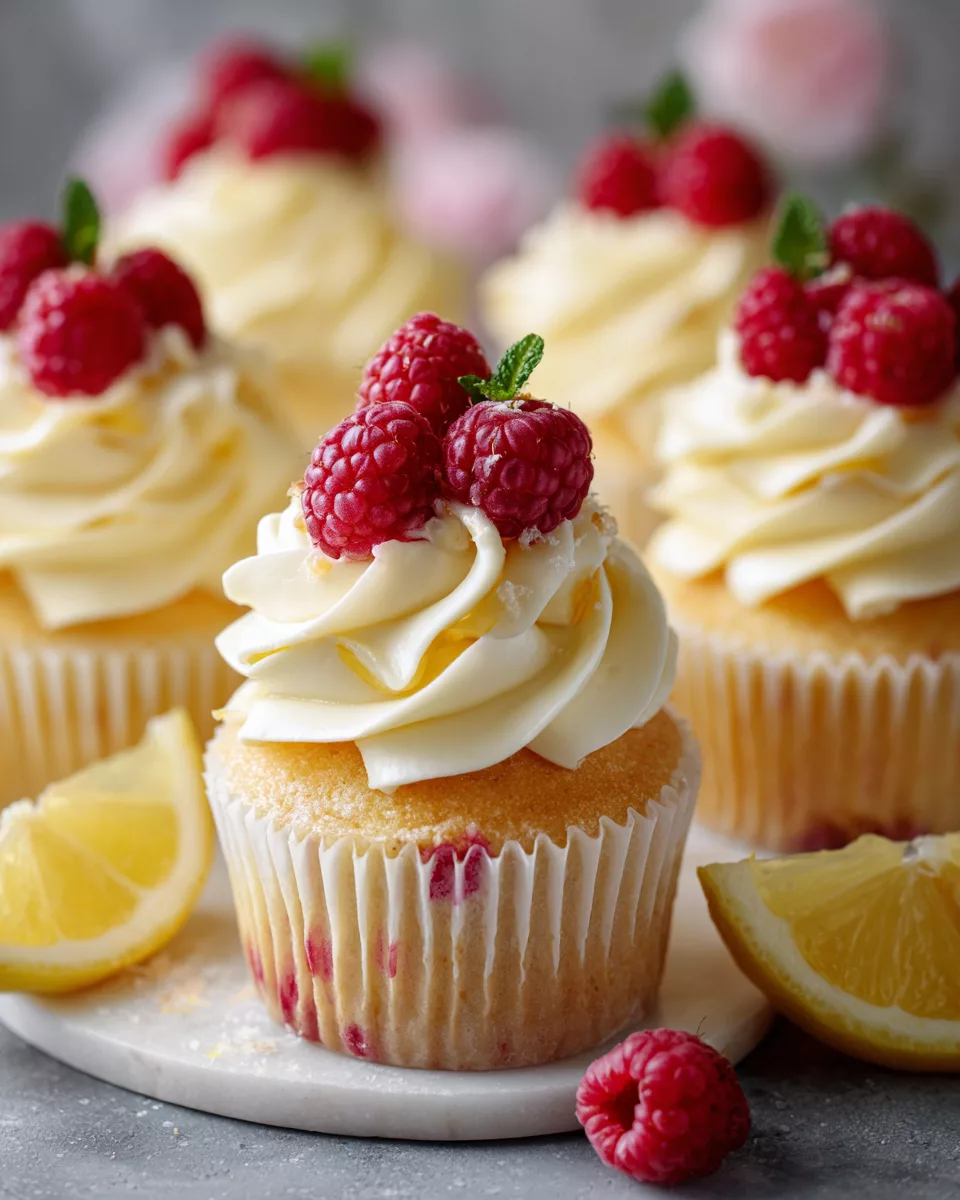 Lemon Raspberry Cupcakes – Light, Fruity & Beautifully Baked