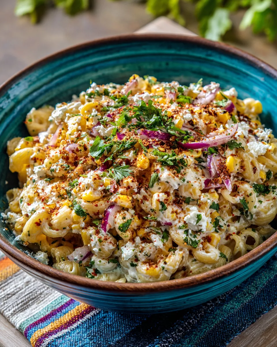 Mexican Street Corn Pasta Salad