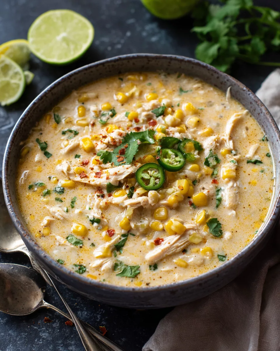 Mexican Street Corn White Chicken Chili