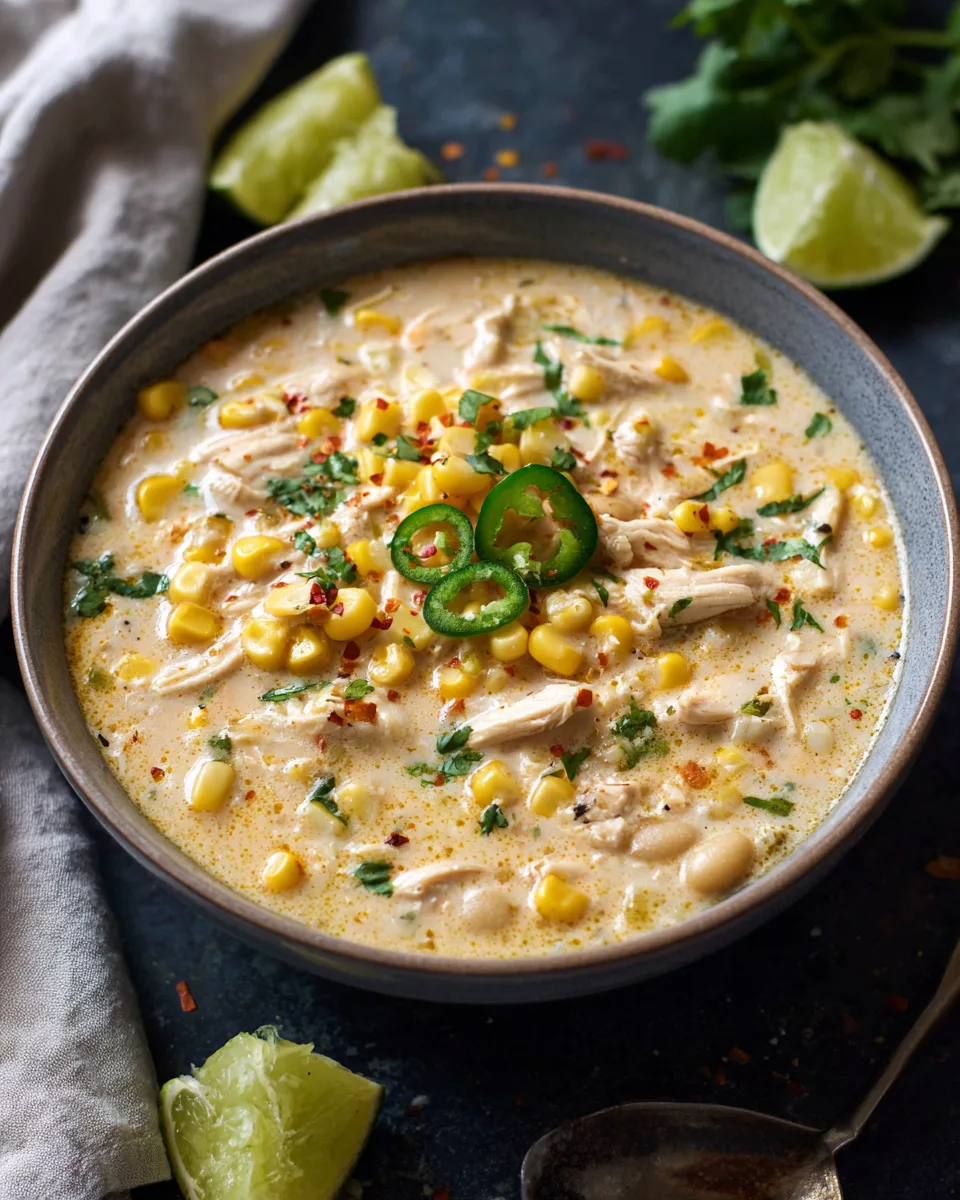 Mexican Street Corn White Chicken Chili