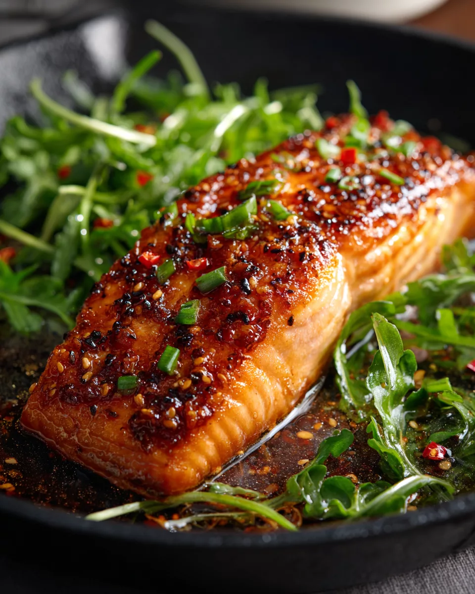 One-Pan Miso Honey Salmon